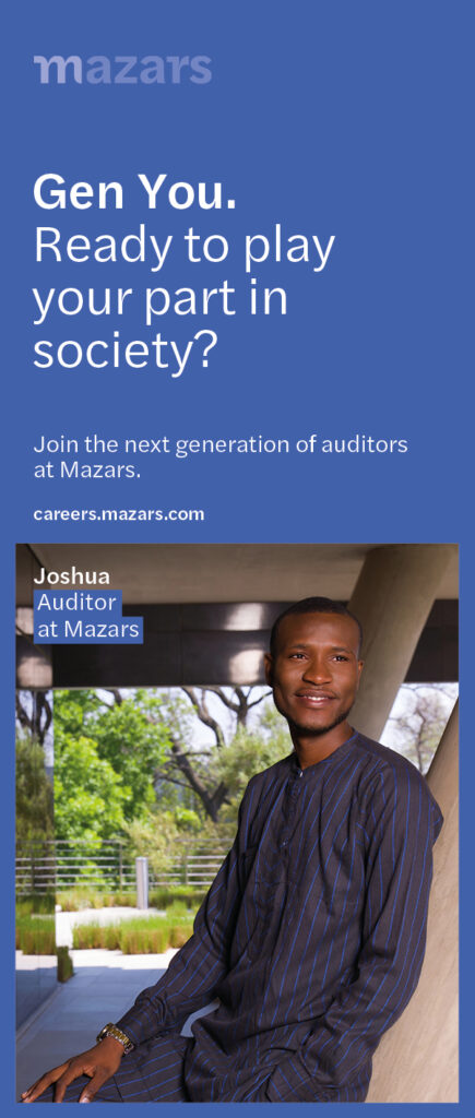 mazars gen you campaign roll up banner application agent orange design