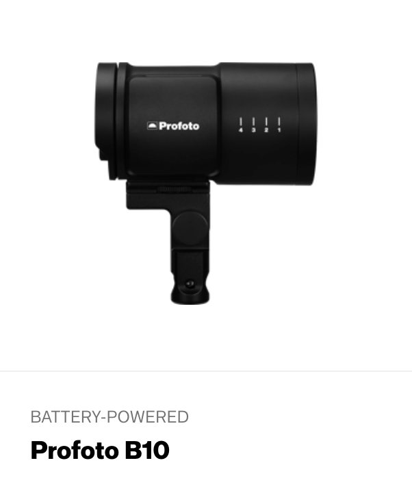 profoto B10 equipment used share the light brandon barnard