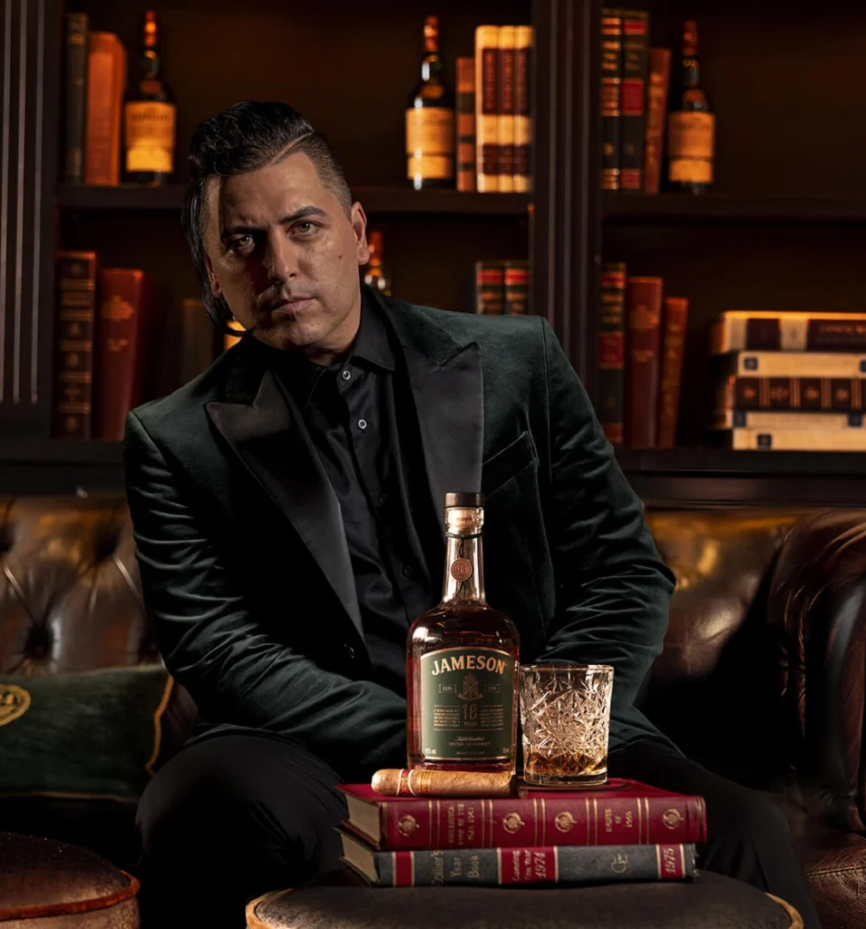ivan corporate portrait photography location gentlemans club