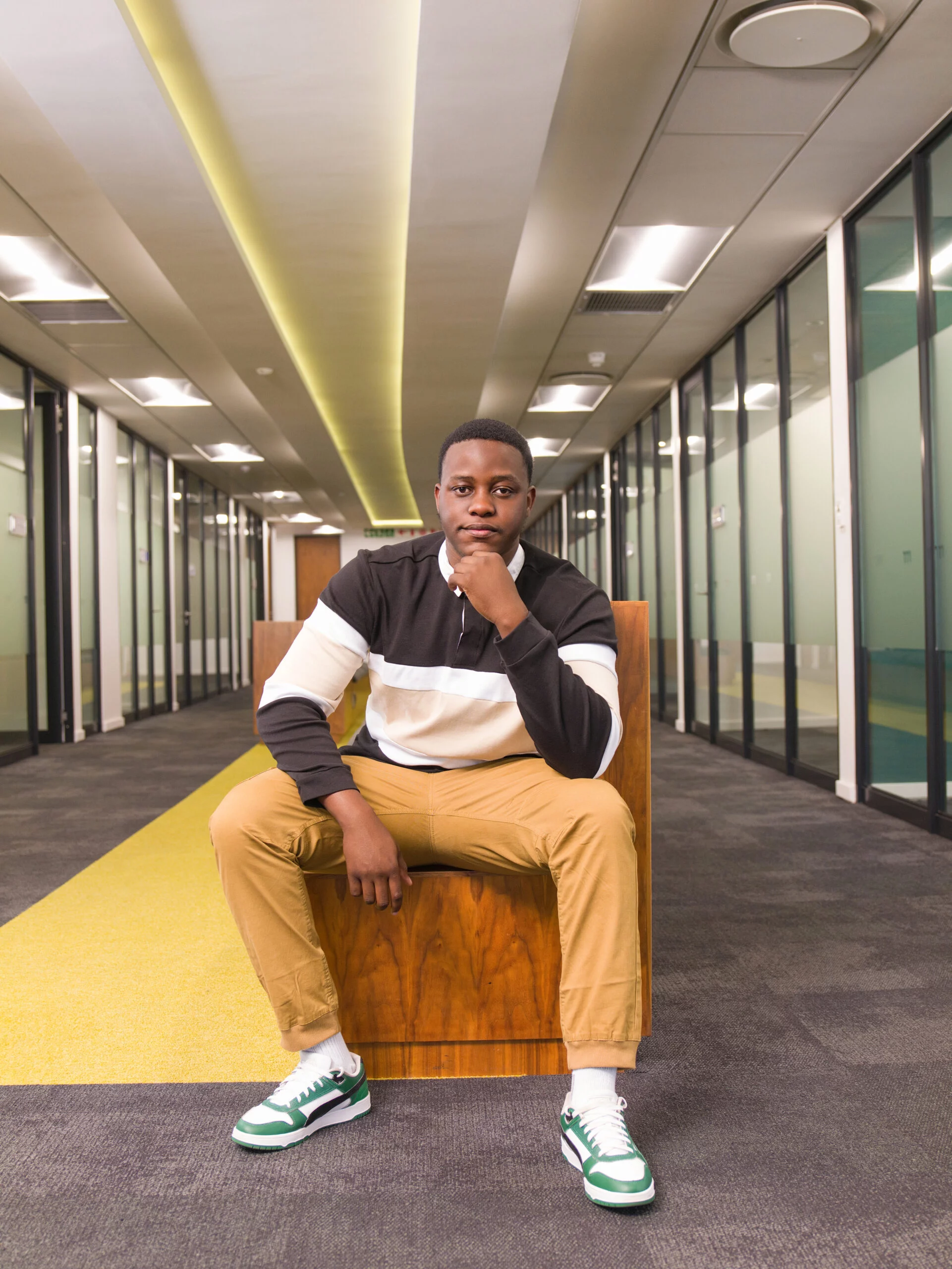 blessing mavure graduate corporate portrait brandon barnard photographer johannesburg
