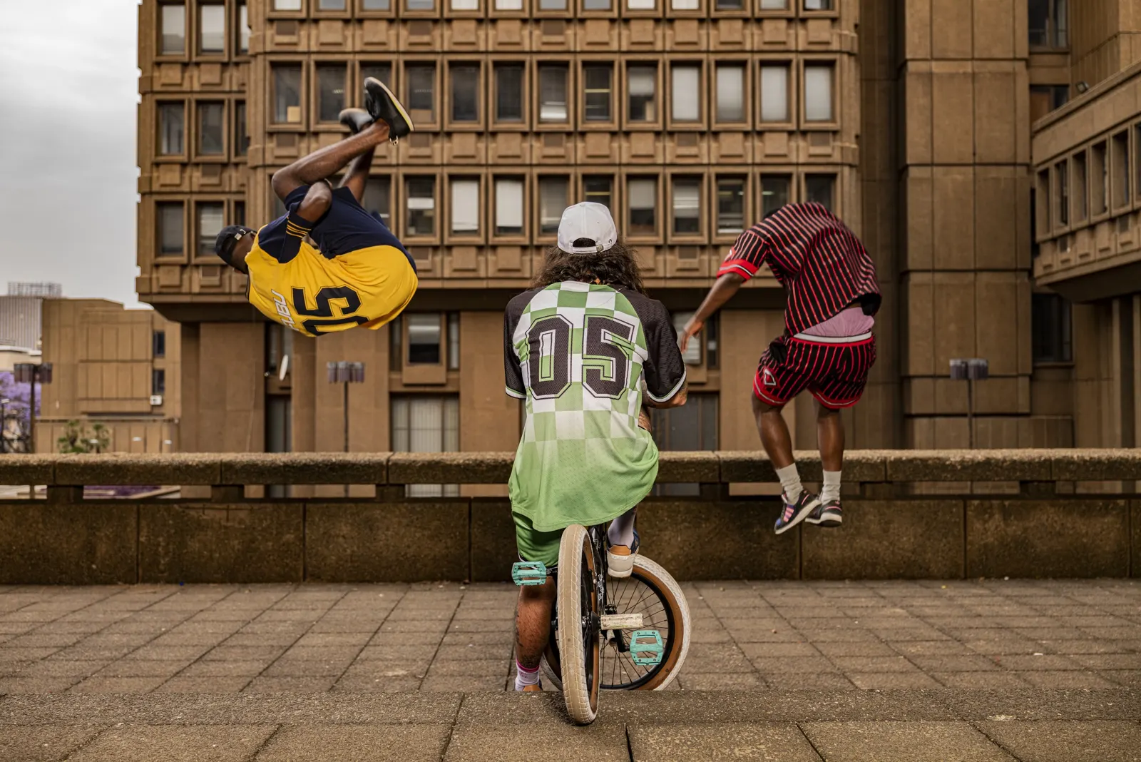 Fubu urban sports lifestyle photography, BMX and backflip